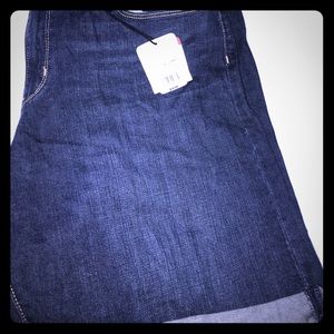 New with tags Bermuda style jean shorts